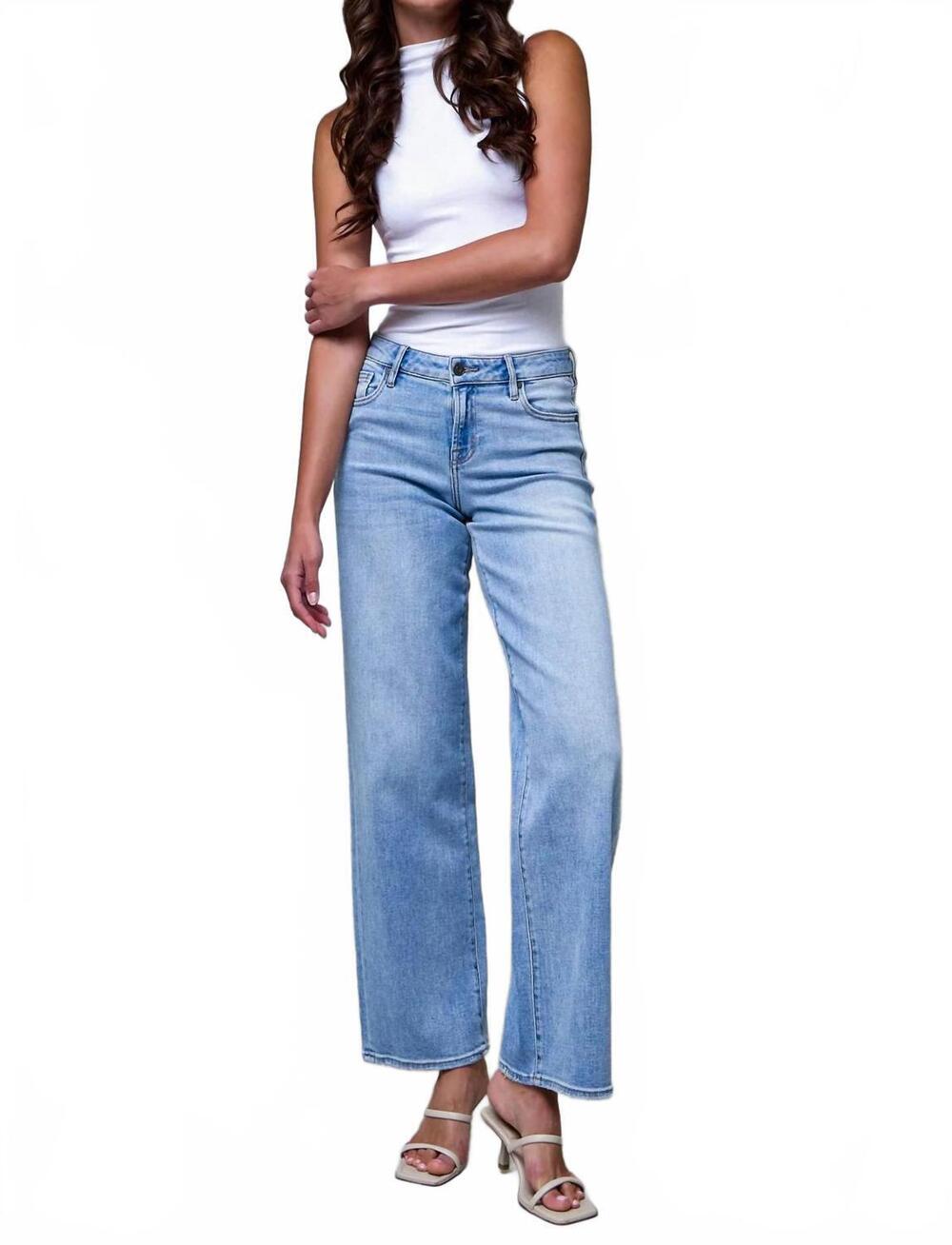 NEW HIDDEN logan low rise dad jeans in light wash